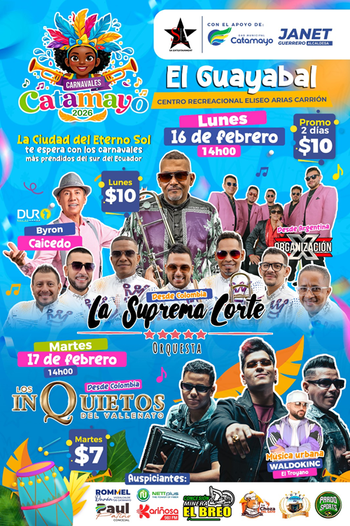 Afiche El Guayabal Carnavales 2026