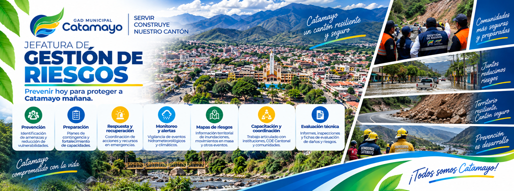 Jefatura de Gestión de Riesgos - GAD Municipal del Cantón Catamayo
