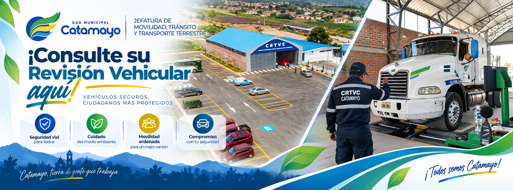 Jefatura de Movilidad, Tránsito y Transporte Terrestre - GAD Municipal de Catamayo